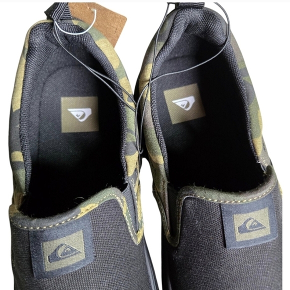 New Quiksilver Black Slip-On Shoes - Picture 4 of 6